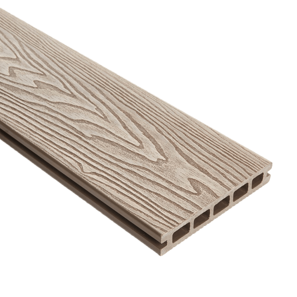 148mm Triton Natural Double-Faced Woodgrain Composite Decking Board – 3m image